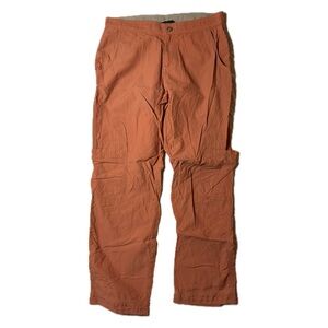 Athleta Orange Cargo Pants